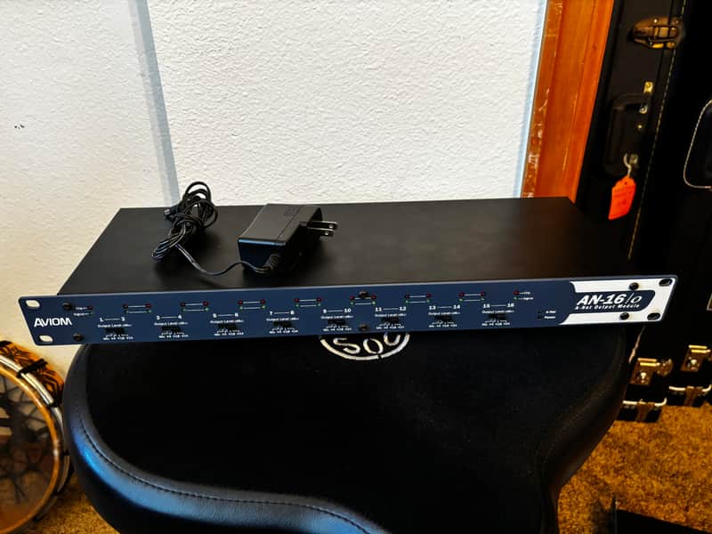 Aviom AN-16/o A-Net Output Module V.4 with Power Supply - Pro16e d 400 800 image 1