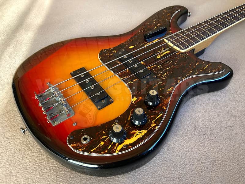 YAMAHA SB-55 VINTAGE 1970s MIJ BASS SUNBURST w/HSC | Reverb
