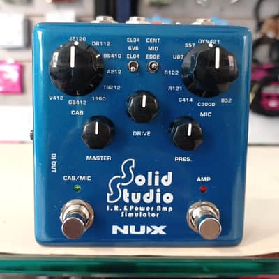 NuX NSS-5 Solid Studio IR and Power Amp Simulator 2010s - Blue image 1