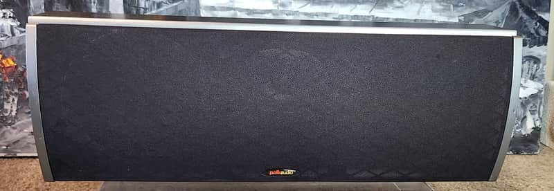 Polk Polk Audio CSi3  center channel speaker 90s  - Black image 1