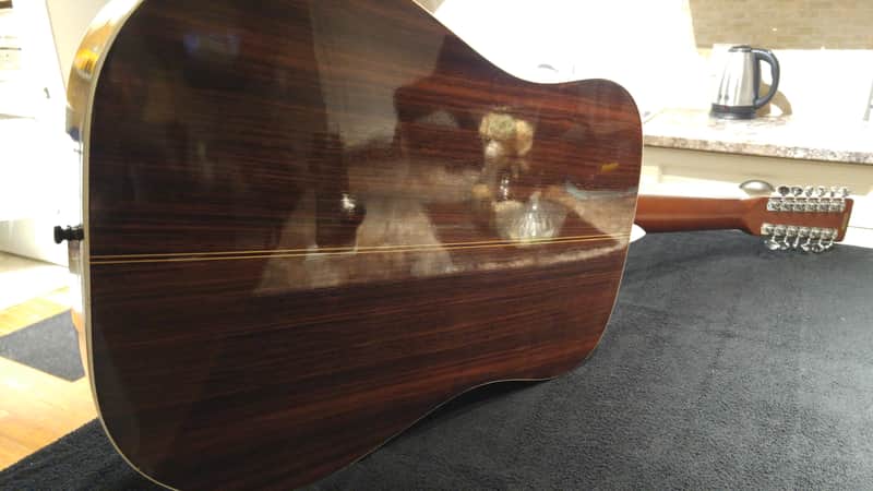1971 Yamaki Deluxe Natural 12 String Acoustic Guitar | Reverb