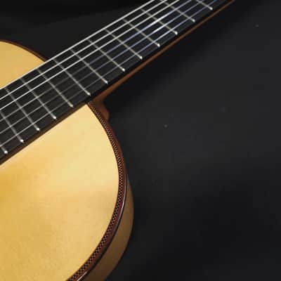 New Jose Ramirez 140 Flamenca Classical Flamenco Nylon String Guitar w/ Logo'd Hard Case image 9