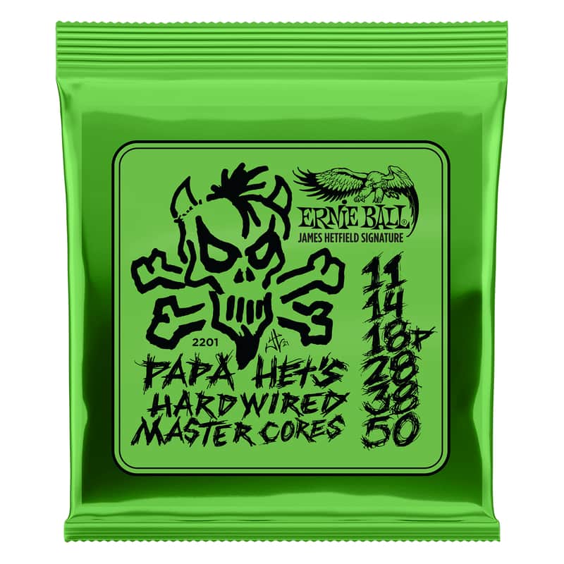 Ernie Ball - P02201 - Papa Het's Hardwired Master Cores - Electric Guitar String Set - 11-50 (P02201) image 1