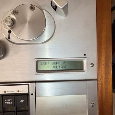 Studer A820 Master Recorder 1/4" 2-Track Tape Machine with Remote, Replacement Side Panels, Original Manual, and Service History– NEEDS NEW CAPACITORS image 6