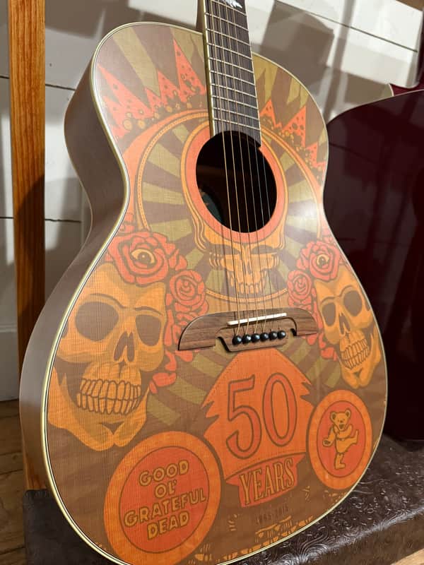 Alvarez Grateful Dead 50th Anniversary Montage Acoustic Guitar image 1