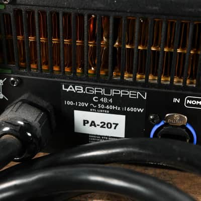 Lab Gruppen C 48:4 4800W 4-Channel Power Amplifier CG01MYV image 11