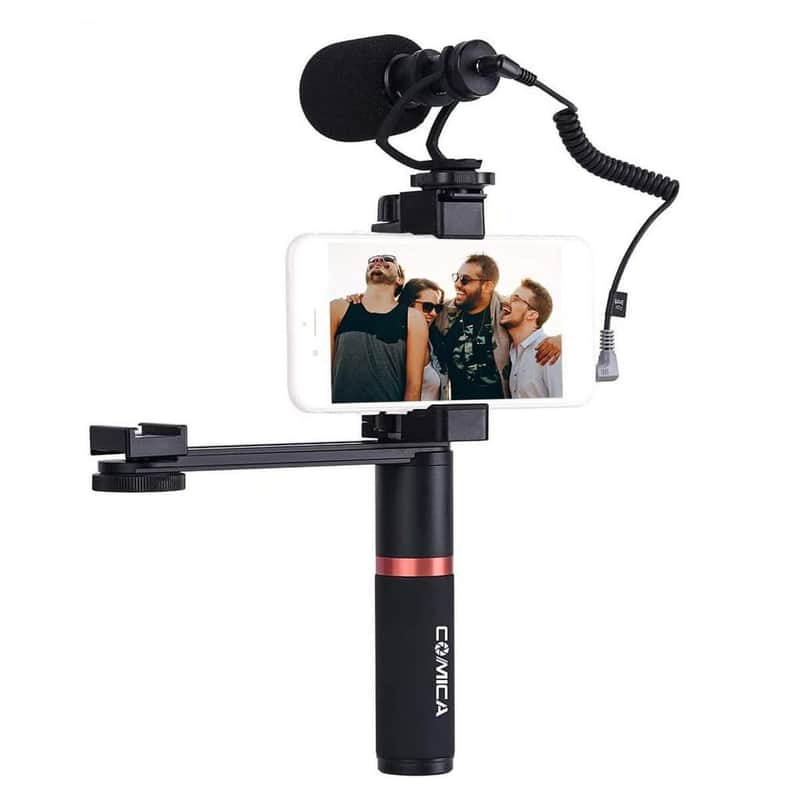 Comica CVM-VM10-K4 Full Metal Mini Compact On-Camera Directional Shotgun Video Microphone Kit image 1