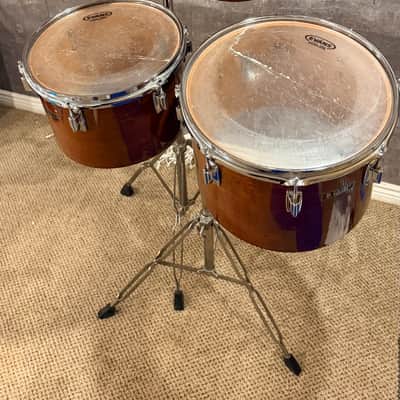 FACTORY MATCHED Tama Superstar Series Concert Toms 8/10/12/14” 1982 w/ Stands image 20