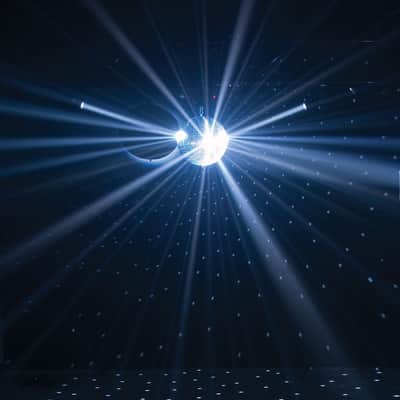 20" Mirror Ball with 1RPM Motor and LED Pinspot image 2