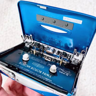 [RARE] PANASONIC S50 Walkman Cassette Player, NEAR MINT BLUE ! Working  ! image 6