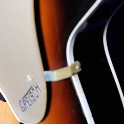 Rare Condition Gretsch 6124 Single Anniversary 1963 Shaded Golden Electric Guitar Hollowbody Sunburst Case Candy OHSC image 19