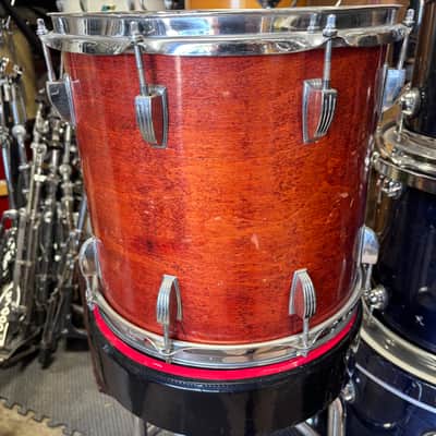Ludwig Mahogany 1970s 13 inch Tom Drum image 3