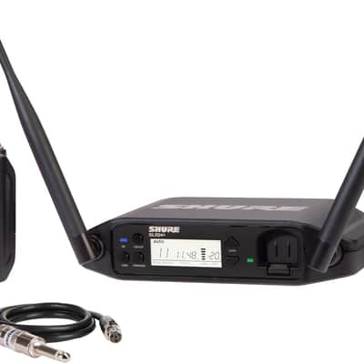 Shure GLXD14+ Guitar / Bass Digital Wireless Bodypack System -WA302 Guitar Cable image 1