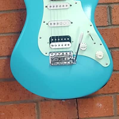 Yahama Custom Modified HSS electric guitar Vintage 2020 Turquoise image 4