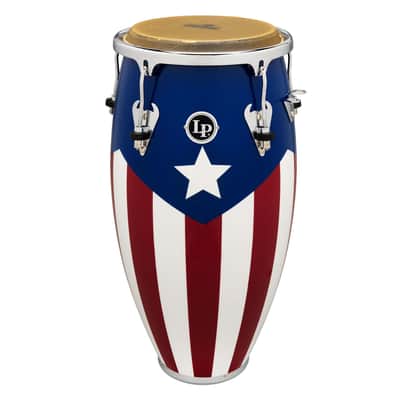Latin Percussion LP Matador 11" Quinto Oak Puerto Rican Flag (M750S-PR) image 3