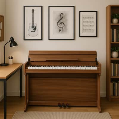 88-Key Full Weighted Digital Piano with Bluetooth MIDI, 800 Voices, Dual 20W Speakers & Wooden Stand – Professional Electronic Keyboard for Home and Studio image 2