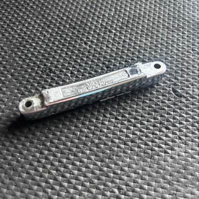 1965 Gibson ABR-1 Chrome Bridge w/Plastic Saddles image 3
