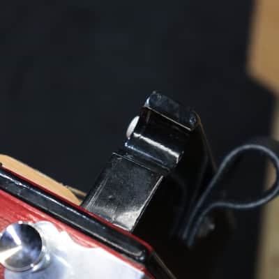 Gagné & Frère 1-Row 2-Bass 10-Treble Button "D" Red & Black Diatonic Accordion image 17