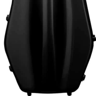 Eastman CACL28 Fiberglass Cello Case - 4/4 Size  Black image 2