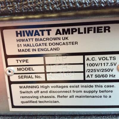 Hiwatt Custom 100 "Jimmy Page" image 3