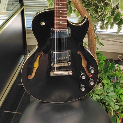 Gibson ES-235 2019 Gloss Ebony Semi-Hollow Electric Guitar image 1