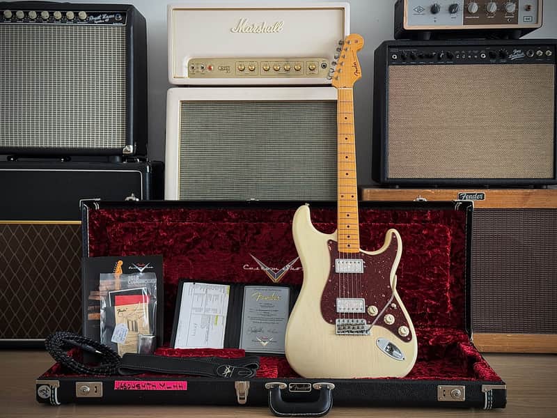 Fender Masterbuilt Michael Landau '57 CC Relic Strat HH Masterbuilt by Jason Smith -> nur 3,29kg!  2019 - Relic Aged Blonde