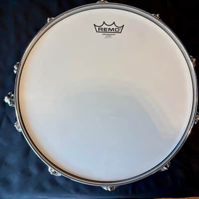 DW Collector's Series Satin Black Over Brass 6.5x14" Snare Drum 2021 - Present - Satin Black with Chrome Hardware image 7