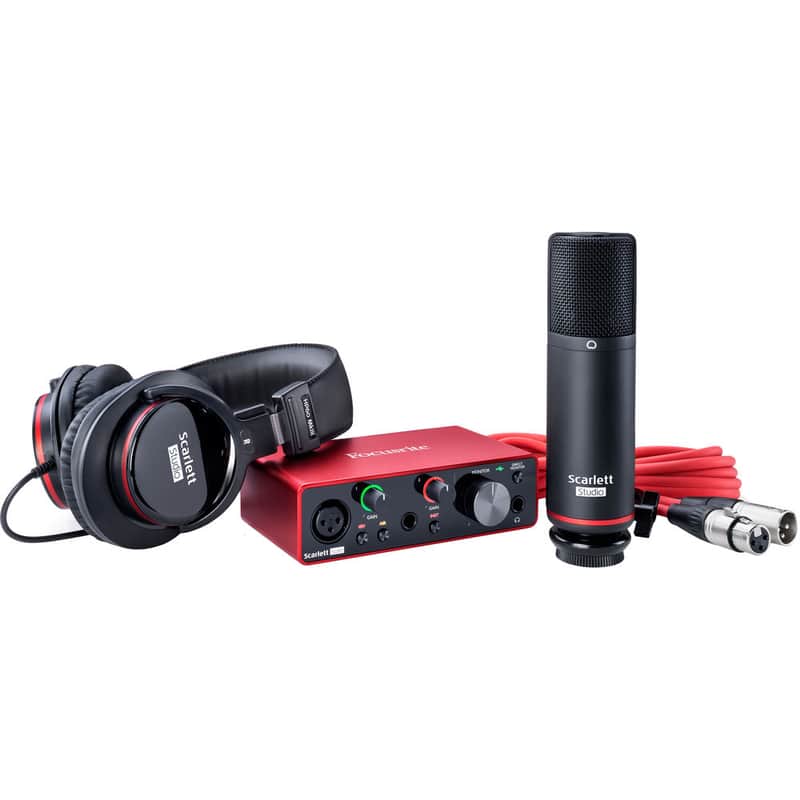 Focusrite Scarlett Solo Studio 3rd Gen USB Recording Bundle | Reverb