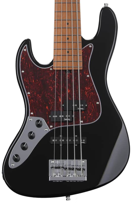 Sadowsky MetroExpress 21-fret Hybrid PJ 5-string Left-handed Bass - Black image 1