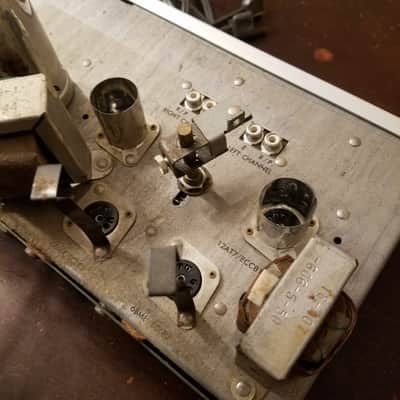 Roberts Small stereo tube amp project with case and AlNiCo speakers 1960s image 7