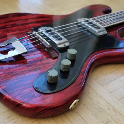 Taco Migma-style bass guitar ~1965 East Germany communist bloc vintage image 4