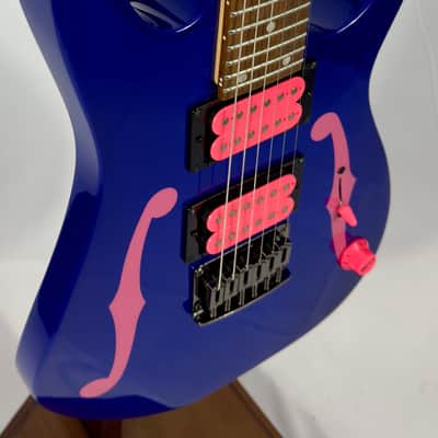 Ibanez Mikro PGM Paul Gilbert PGMM11 Electric Guitar 2021 - Jewel Blue image 3