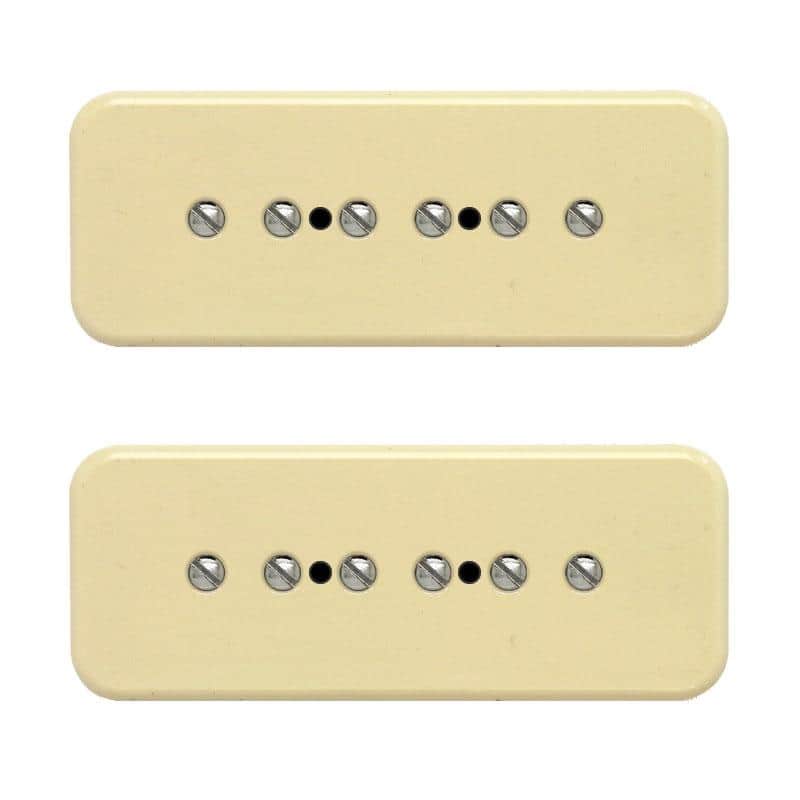 Bare Knuckle Half Note 90 P-90 Pickup Set Cream Covers image 1