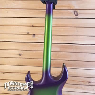 2016 Kiesel DC-600H Electric Guitar with Kiesel Hard Case - Clear Satin Matte "Joker Burst", 7lbs 4oz image 7