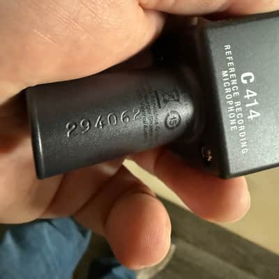 AKG C414 XLS Large Diaphragm Multipattern Condenser Microphone 2010s - Black image 4
