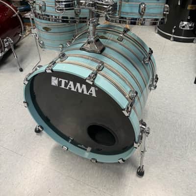 Tama Starclassic Arctic Blue Oyster 4pc Drum Set image 6