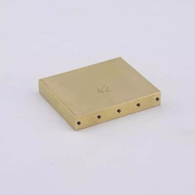 Brass Tremolo System Block – 34mm, 37mm, 42mm Sizes for Electric Guitar Tremolo Bridge image 4