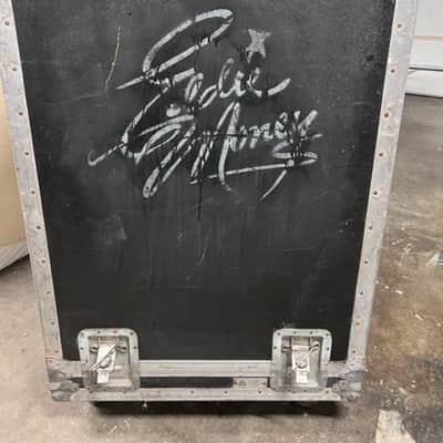 90's Mesa Boogie Diesel speaker cab & road case, 2x15 EV15L Hempcone speakers Ex Eddie Money history image 1