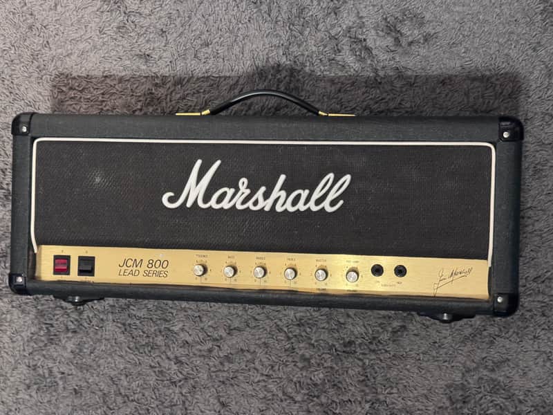 Marshall JCM800 Lead Series Model 2203 100-Watt Master Volume Head 1987 image 1