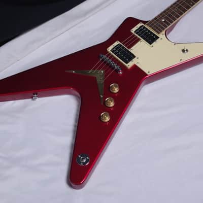 DEAN ML 79 electric GUITAR Metallic Red w/ Half Pickguard ML79 PG MRD new w/ Molded Hard Case image 4