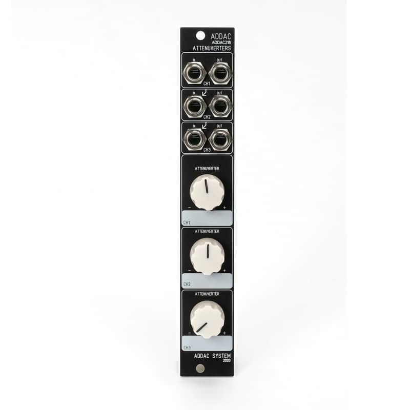 ADDAC System ADDAC218 Attenuverters 2020 - Black image 1