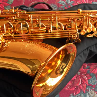 TaiShan Winds Model 7000 Professional Tenor Saxophone Gold-Lacquered Brass image 16