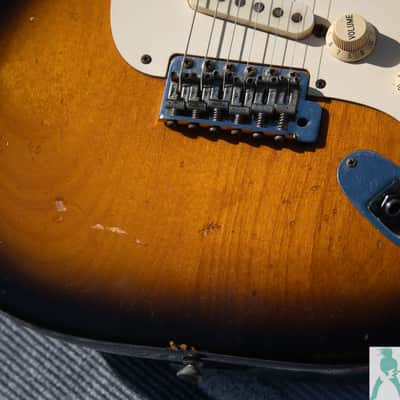1987 Fender American Vintage Reissue 1957 Stratocaster - 100% Natural Ultimate Road Warrior MOJO - Pro Set Up w Perfect Frets/Action/Intonation! image 18