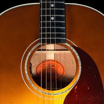 2025 Gibson J-45 Koa Custom Shop Slope Shoulder Acoustic - Honey Burst image 8