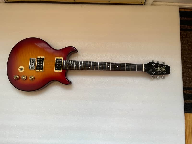 RARE! Hamer USA Special 1981 Checkered Head Early Sunburst Made in USA American Vintage Case_295 image 1