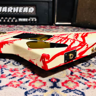 1984 Aria Pro II ZZ Limited Edition Blood Series “Bloody White” - Made In Japan image 18