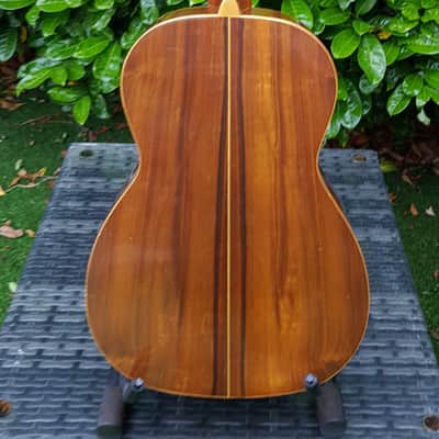 Giannini AWN 6 3/4 Classical Guitar 1980 - Natural / Figured Imbuia image 2