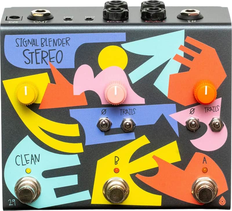 Old Blood Noise Endeavors Signal Blender Stereo Loop Switcher/Mixer Effects Pedal image 1