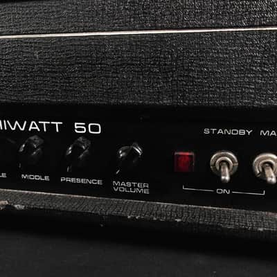 Hiwatt 1978 DR504 Custom 50 Guitar Amplifier Head image 2