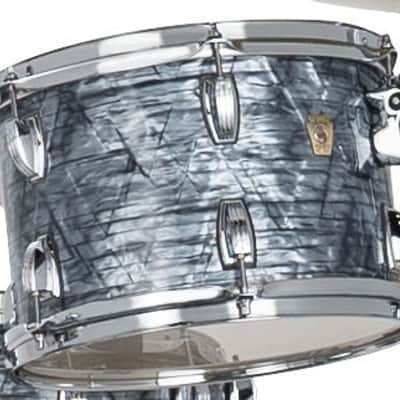 Ludwig *Pre-Order* Classic Maple 8x10" Sky Blue Pearl Rack Tom Tom Drum Atlas Mount | Made in the USA | Special Order | Authorized Dealer image 1